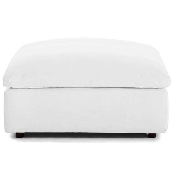 Modway Furniture Commix Fabric Ottoman EEI-3318-WHI IMAGE 2