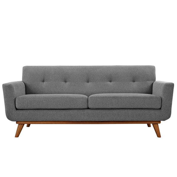 Modway Furniture Engage Stationary Fabric Loveseat EEI-1179-GRY IMAGE 1