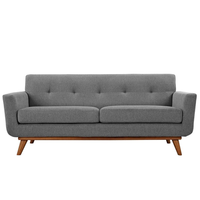 Modway Furniture Engage Stationary Fabric Loveseat EEI-1179-GRY IMAGE 1