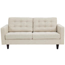 Modway Furniture Empress Stationary Fabric Loveseat EEI-1547-BEI IMAGE 1