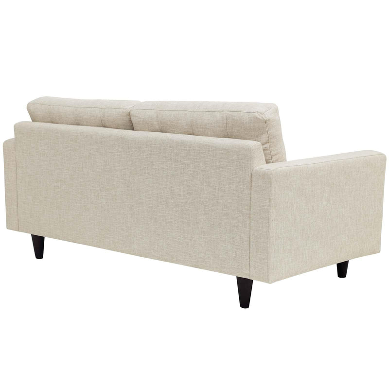 Modway Furniture Empress Stationary Fabric Loveseat EEI-1547-BEI IMAGE 3