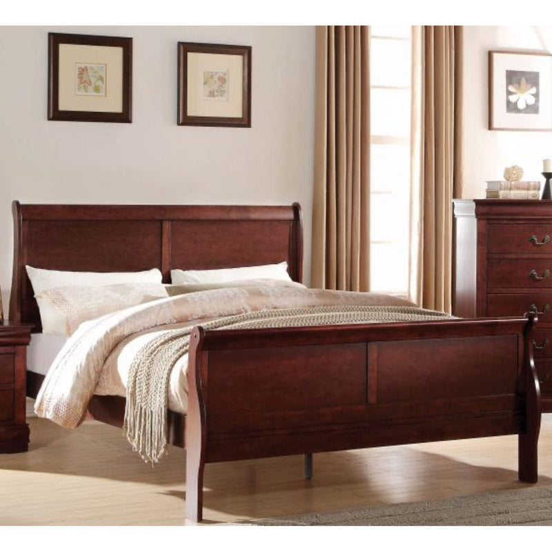 Acme Furniture Louis Philippe Twin Sleigh Bed 23760T IMAGE 1