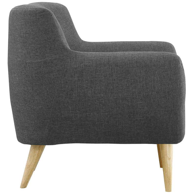Modway Furniture Remark Stationary Fabric Chair EEI-1631-GRY IMAGE 3