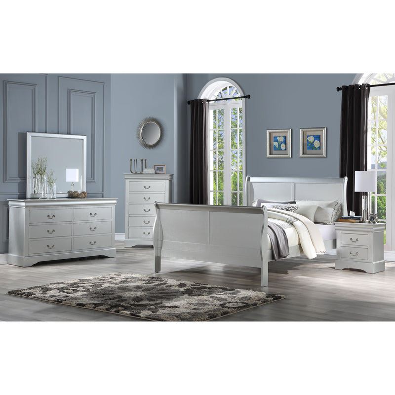 Acme Furniture Louis Philippe III Queen Sleigh Bed 26700Q IMAGE 2