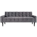 Modway Furniture Delve Stationary Fabric Sofa EEI-2456-GRY IMAGE 1