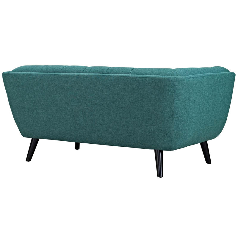 Modway Furniture Bestow Stationary Fabric Loveseat EEI-2534-TEA IMAGE 3