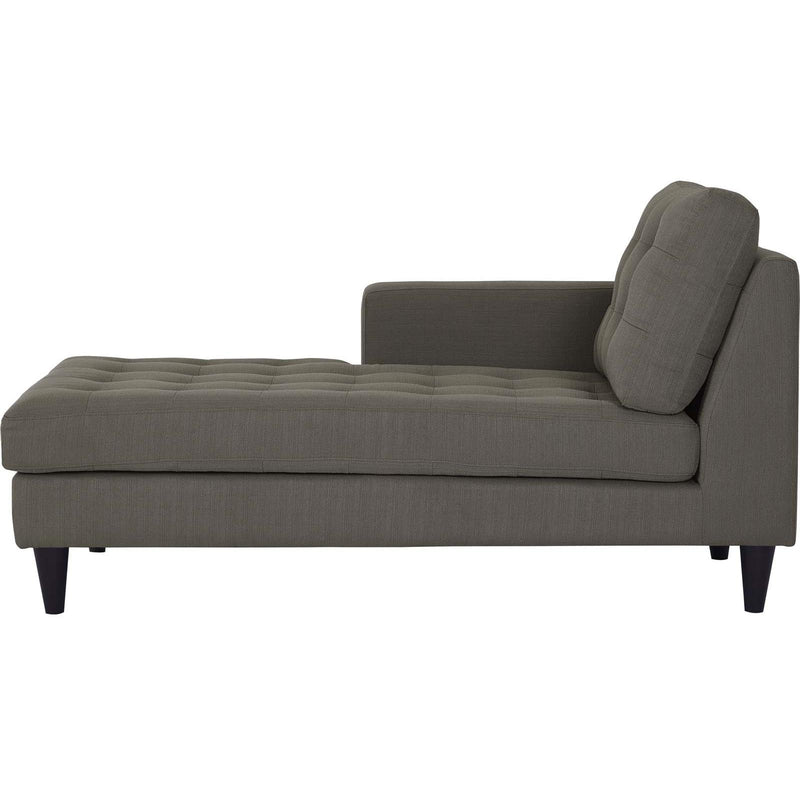 Modway Furniture Empress Fabric Chaise EEI-2596-GRA IMAGE 2
