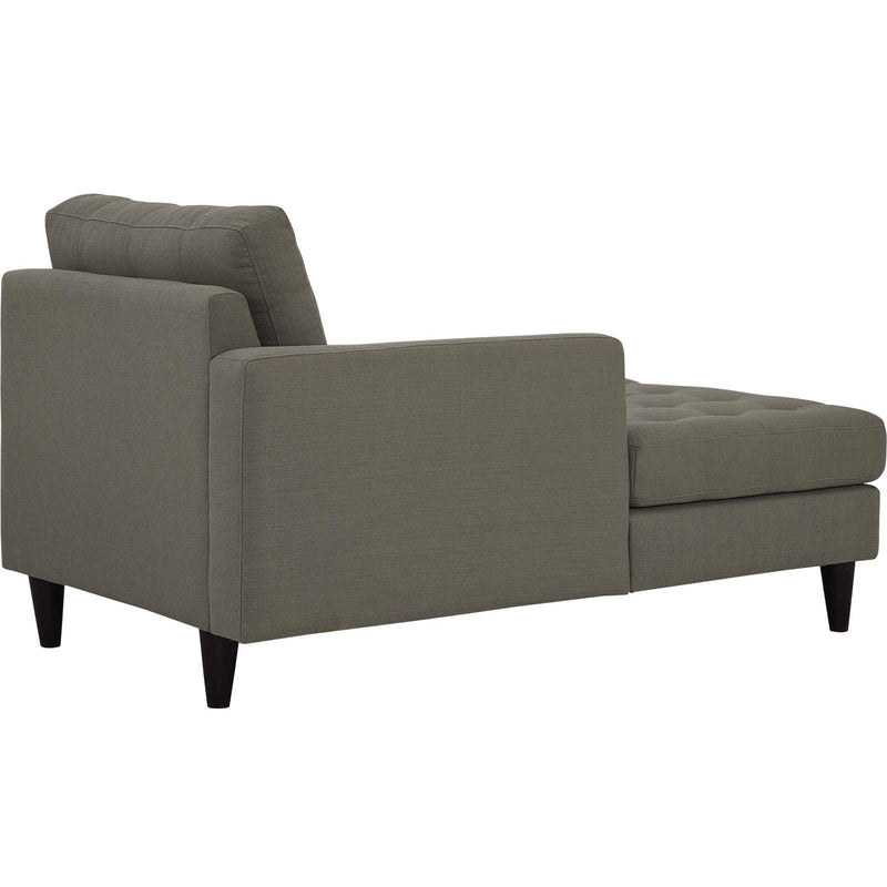 Modway Furniture Empress Fabric Chaise EEI-2596-GRA IMAGE 3