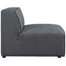 Modway Furniture Mingle Stationary Fabric Sofa EEI-2724-GRY IMAGE 2