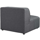 Modway Furniture Mingle Stationary Fabric Sofa EEI-2724-GRY IMAGE 3