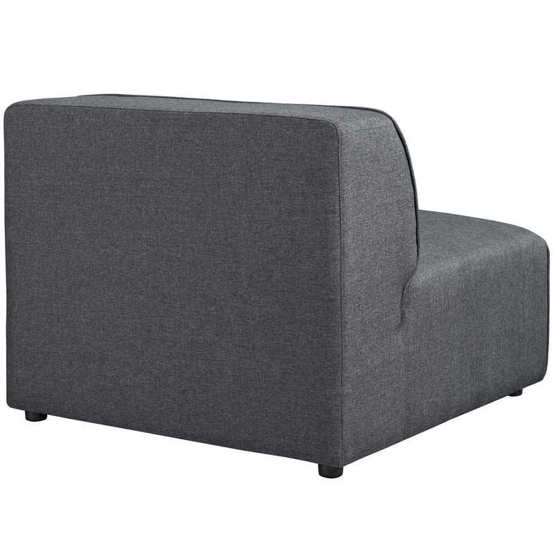 Modway Furniture Mingle Stationary Fabric Sofa EEI-2724-GRY IMAGE 3