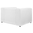 Modway Furniture Mingle Stationary Fabric Chair EEI-2718-WHI IMAGE 2