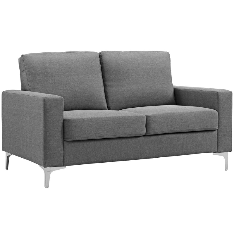 Modway Furniture Allure Stationary Fabric Sofa EEI-2777-GRY IMAGE 2