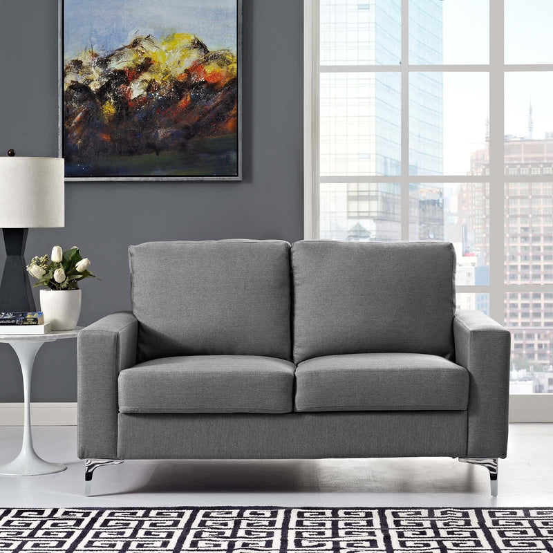 Modway Furniture Allure Stationary Fabric Sofa EEI-2777-GRY IMAGE 4