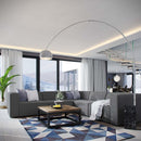 Modway Furniture Mingle Fabric 5 pc Sectional EEI-2835-GRY IMAGE 6