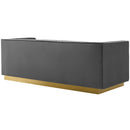 Modway Furniture Sanguine Stationary Fabric Sofa EEI-3405-GRY IMAGE 3