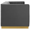 Modway Furniture Sanguine Stationary Fabric Sofa EEI-3405-GRY IMAGE 4