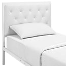 Modway Furniture Mia Twin Upholstered Bed MOD-5179-WHI-WHI-SET IMAGE 4