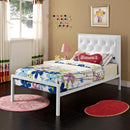 Modway Furniture Mia Twin Upholstered Bed MOD-5179-WHI-WHI-SET IMAGE 9