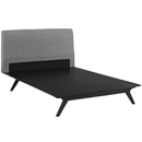 Modway Furniture Tracy Queen Upholstered Bed MOD-5238-CAP-GRY IMAGE 4