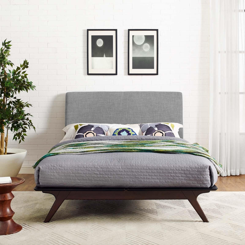 Modway Furniture Tracy Queen Upholstered Bed MOD-5238-CAP-GRY IMAGE 5