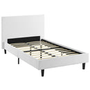 Modway Furniture Anya Twin Upholstered Platform Bed MOD-5416-WHI IMAGE 4