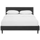 Modway Furniture Anya Full Upholstered Platform Bed MOD-5417-BLK IMAGE 1