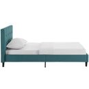 Modway Furniture Linnea Twin Upholstered Platform Bed MOD-5422-TEA IMAGE 3
