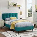 Modway Furniture Linnea Twin Upholstered Platform Bed MOD-5422-TEA IMAGE 5