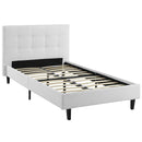 Modway Furniture Linnea Twin Upholstered Platform Bed MOD-5422-WHI IMAGE 4