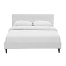Modway Furniture Linnea Full Faux Leather Platform Bed MOD-5423-WHI IMAGE 1