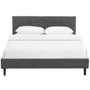 Modway Furniture Linnea Full Upholstered Platform Bed MOD-5424-GRY IMAGE 1