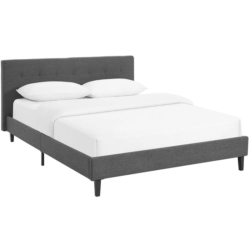 Modway Furniture Linnea Full Upholstered Platform Bed MOD-5424-GRY IMAGE 2