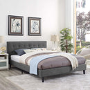 Modway Furniture Linnea Full Upholstered Platform Bed MOD-5424-GRY IMAGE 5