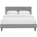 Modway Furniture Linnea Full Upholstered Platform Bed MOD-5424-LGR IMAGE 1