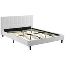 Modway Furniture Linnea Full Upholstered Platform Bed MOD-5424-WHI IMAGE 4