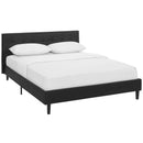 Modway Furniture Linnea Queen Vinyl Platform Bed MOD-5425-BLK IMAGE 2