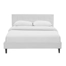 Modway Furniture Linnea Vinyl Leather Platform Bed MOD-5425-WHI IMAGE 1