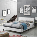 Modway Furniture Linnea Vinyl Leather Platform Bed MOD-5425-WHI IMAGE 5