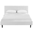 Modway Furniture Linnea Queen Fabric Platform Bed MOD-5426-WHI IMAGE 1