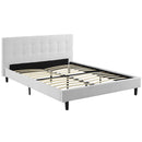 Modway Furniture Linnea Queen Fabric Platform Bed MOD-5426-WHI IMAGE 4