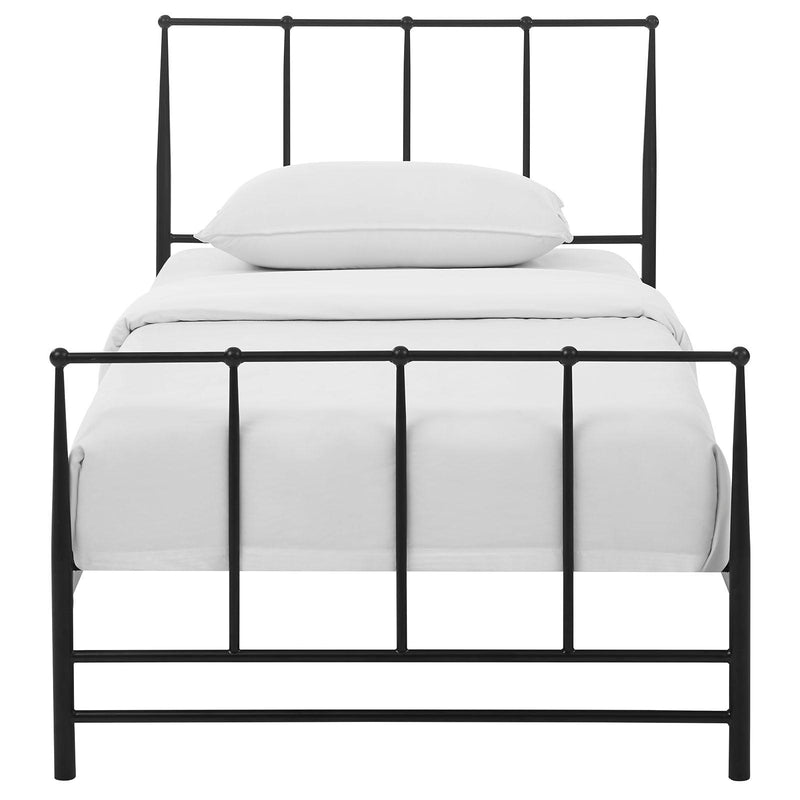 Modway Furniture Estate Twin Platform Bed MOD-5480-BRN IMAGE 1
