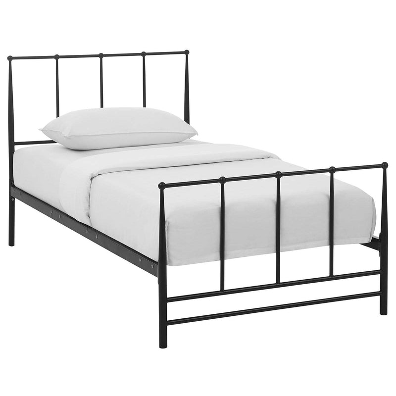Modway Furniture Estate Twin Platform Bed MOD-5480-BRN IMAGE 2