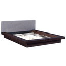 Modway Furniture Freja Queen Upholstered Platform Bed MOD-5721-CAP-GRY-SET IMAGE 4