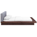 Modway Furniture Freja Queen Upholstered Platform Bed MOD-5721-WAL-GRY-SET IMAGE 3