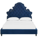 Modway Furniture Valentina Queen Fabric Platform Bed MOD-5808-NAV IMAGE 1