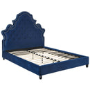 Modway Furniture Valentina Queen Fabric Platform Bed MOD-5808-NAV IMAGE 4