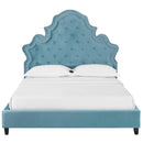 Modway Furniture Valentina Queen Fabric Platform Bed MOD-5808-SEA IMAGE 1