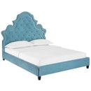Modway Furniture Valentina Queen Fabric Platform Bed MOD-5808-SEA IMAGE 2
