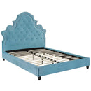 Modway Furniture Valentina Queen Fabric Platform Bed MOD-5808-SEA IMAGE 4